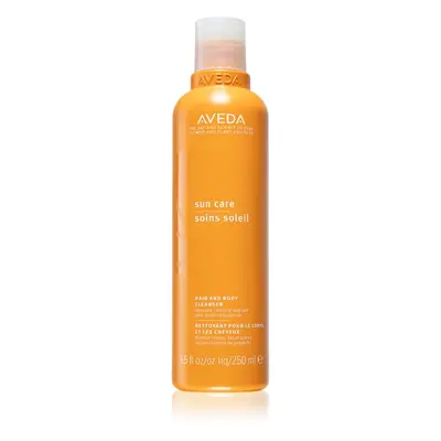 Aveda Sun Care Hair and Body Cleanser shampoing et gel de douche en pour cheveux exposés au chlo