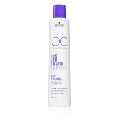 Schwarzkopf Professional BC Bonacure Frizz Away Shampoo shampoing pour cheveux indisciplinés et 