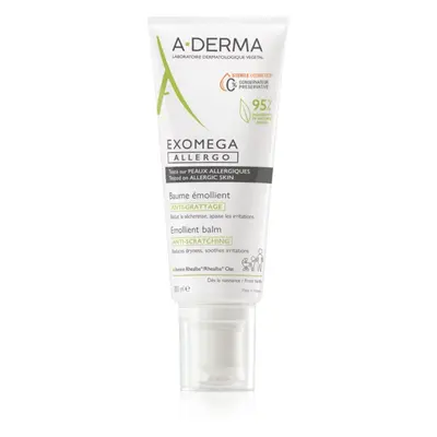 A-Derma Exomega Control Allergo crème hydratante qui renforce la barrière cutanée des peaux sens