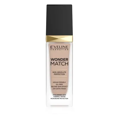 Eveline Cosmetics Wonder Match fond de teint liquide longue tenue à l'acide hyaluronique teinte 