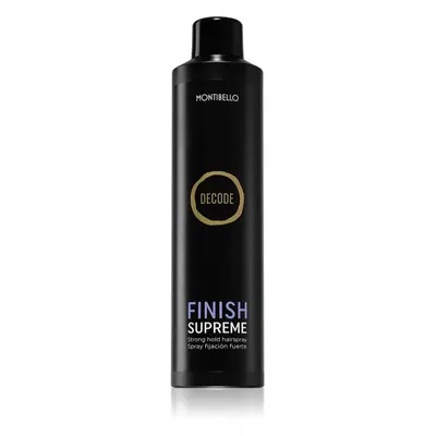 Montibello Decode Finish Supreme Spray laque cheveux extra fort anti-humidité