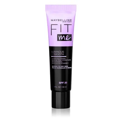 MAYBELLINE NEW YORK Fit Me! Luminous+Smooth base de teint illuminatrice et unifiante