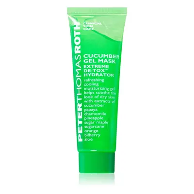 Peter Thomas Roth Cucumber De-Tox Gel Mask masque gel hydratant visage et contour des yeux