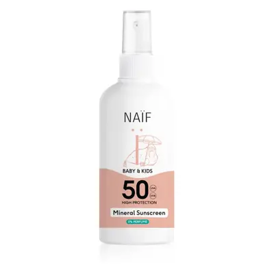 Naif Baby & Kids Mineral Sunscreen SPF 0 % Perfume spray solaire protecteur