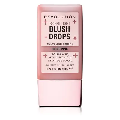 Makeup Revolution Bright Light Blush Drops blush liquide teinte Pink Rosie