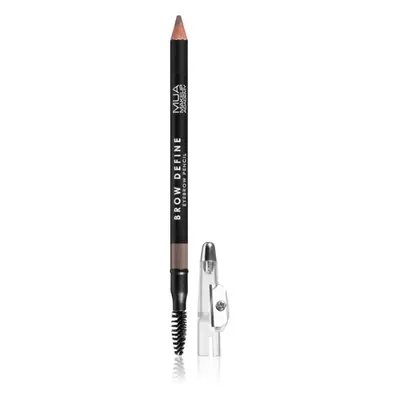 MUA Makeup Academy Brow Define crayon sourcils longue tenue avec brosse teinte Fair