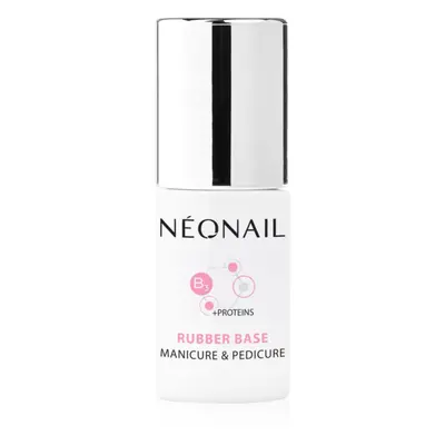 NEONAIL Manicure & Pedicure Rubber Base base coat pour ongles en gel avec protéines