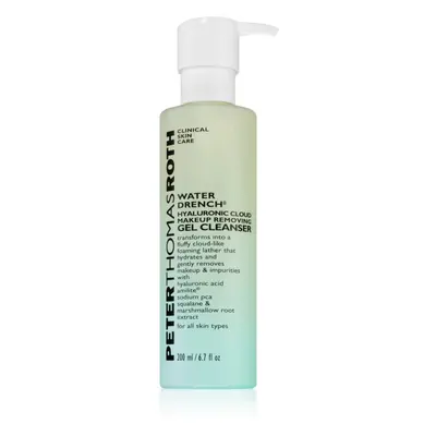 Peter Thomas Roth Water Drench Hyaluronic Cloud Gel Cleanser gel démaquillant et nettoyant