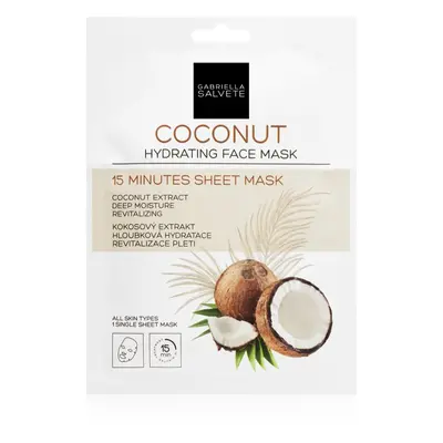 Gabriella Salvete Face Mask Coconut masque hydratant en tissu