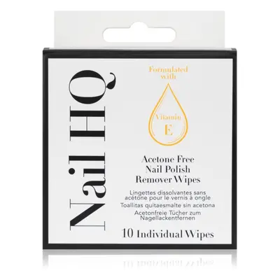 Nail HQ Acetone Free lingettes pour enlever le vernis gel sans acétone