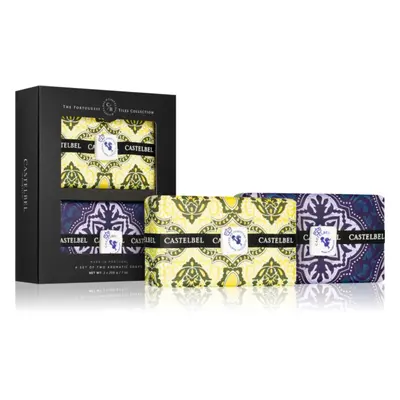 Castelbel Tile Cilantro & Lime + Rhubarb & Cassis savon solide coffret cadeau