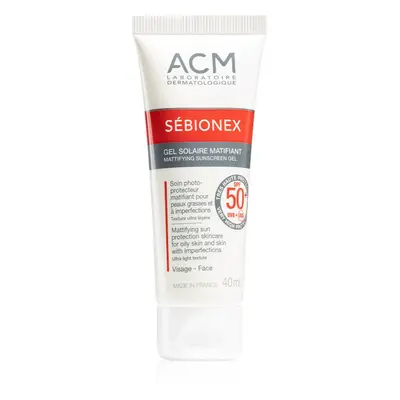 ACM Sébionex SPF 50+ gel visage matifiant