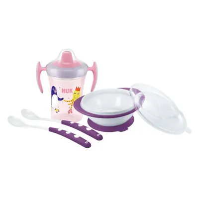 NUK Learn to Eat Set Girl service de table