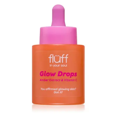 Fluff Glow Drops sérum illuminateur à la vitamine C Amber Extract