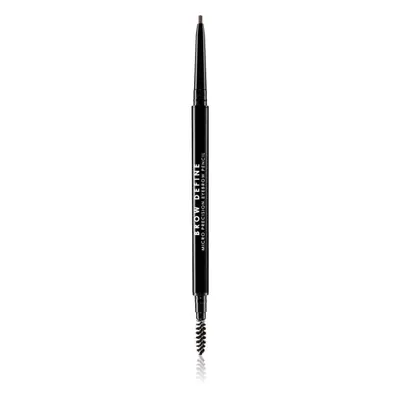 MUA Makeup Academy Brow Define crayon sourcils précision avec brosse teinte Mid Brown