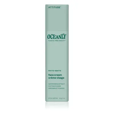 Attitude Oceanly Face Cream crème matifiante solide pour peaux mixtes