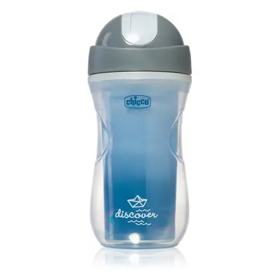 Chicco Sport Blue gourde isotherme avec paille 14m+