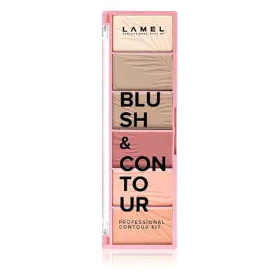 LAMEL Blush & Contour palette contouring blush