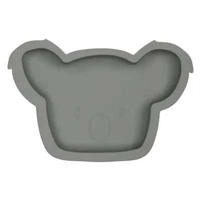 Tryco Silicone Plate Koala assiette Olive Gray