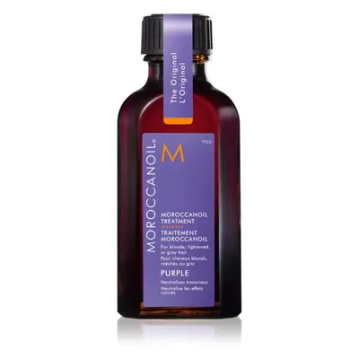 Moroccanoil Treatment Purple huile nourrissante pour cheveux blonds et gris