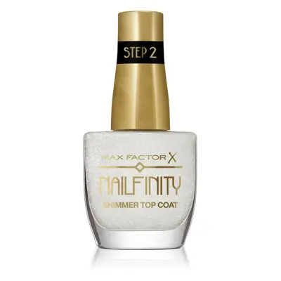 Max Factor Nailfinity Shimmer Top Coat vernis top coat gel pour un éclat lumineux teinte Starry 