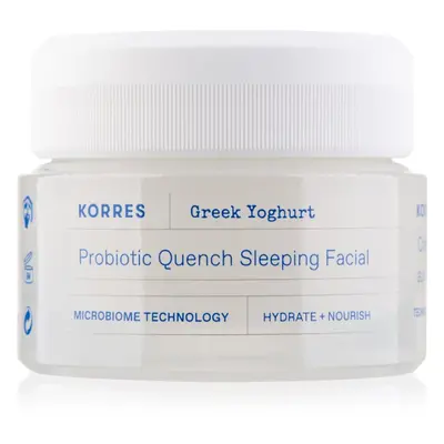 Korres Greek Yoghurt crème de nuit nourrissante aux probiotiques