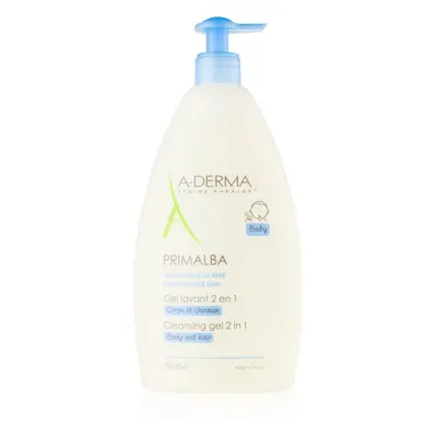 A-Derma Primalba Baby gel lavant corps et cheveux pour enfant