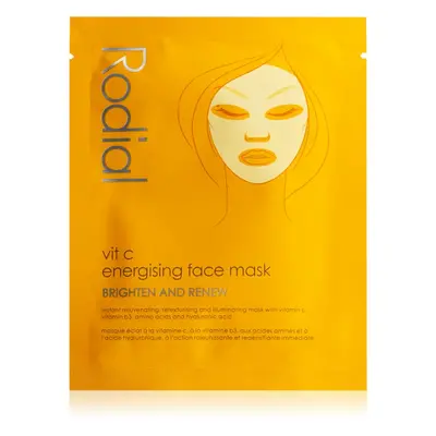 Rodial Vit C Energising Face Mask masque tissu brillance et vitalité à la vitamine C