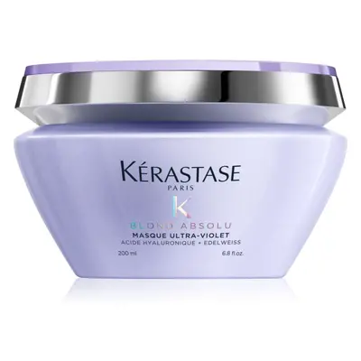 Kérastase Blond Absolu Masque Ultra-Violet soins profonds pour les cheveux blonds froids ayant s