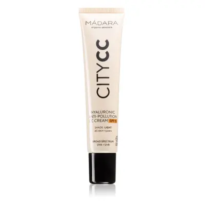 MÁDARA City CC CC crème pour un teint unifié SPF teinte Light