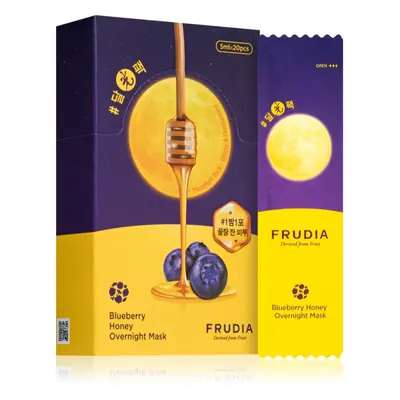 Frudia Honey Blueberry masque de nuit hydratant pour peaux sensibles et sèches