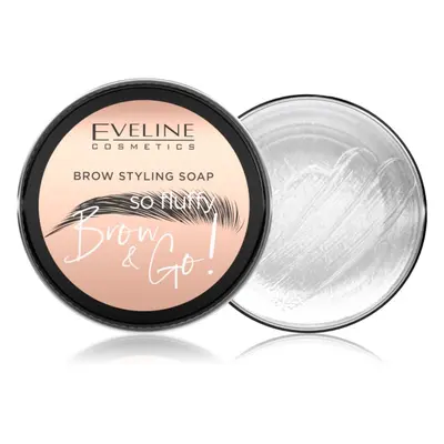 Eveline Cosmetics Brow & Go! savon coiffant pour les sourcils sourcils teinte Brown