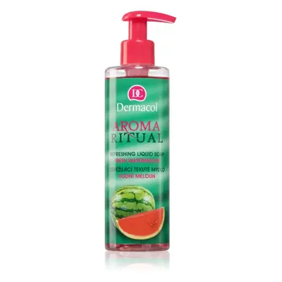 Dermacol Aroma Ritual Fresh Watermelon savon liquide rafraîchissant