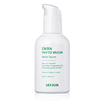 Jayjun Okra Phyto Mucin sérum doux visage pour apaiser et fortifier la peau sensible