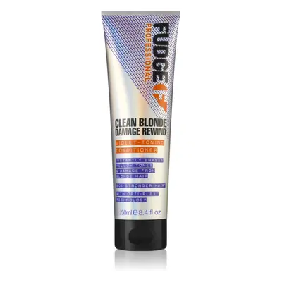 Fudge Clean Blonde Damage Rewind soin démêlant correcteur couleur pour cheveux blonds