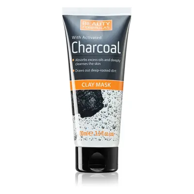 Beauty Formulas Charcoal masque visage purifiant en profondeur au charbon actif