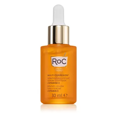 RoC Multi Correxion Revive + Glow sérum illuminateur à la vitamine C visage et cou