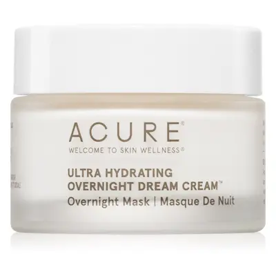 ACURE Ultra Hydrating masque et crème de nuit hydratant