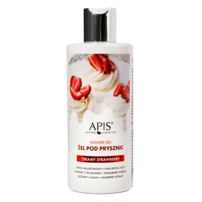 Apis Natural Cosmetics Creamy Strawberry gel douche hydratant