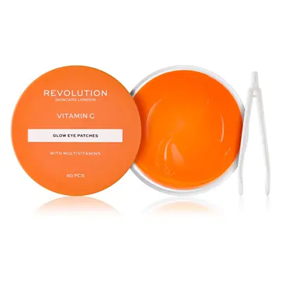 Revolution Skincare Vitamin C With Multivitamins masque hydrogel contour des yeux éclat et hydra