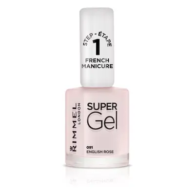 Rimmel Super Gel Step vernis french manucure teinte English Rose