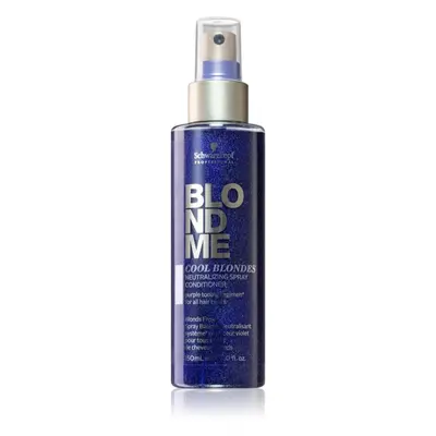 Schwarzkopf Professional Blondme Cool Blondes après-shampoing sans rinçage en spray anti-jauniss