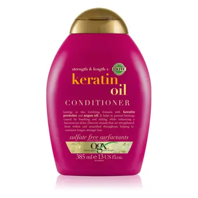 OGX Keratin Oil après-shampoing fortifiant à la kératine et huile d'argan