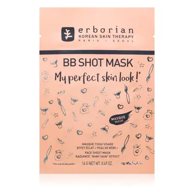 Erborian BB Shot Mask masque tissu illuminateur