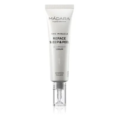 Mádara Time Miracle Reface Sleep & Peel sérum de gommage doux pour la nuit effet rajeunissant