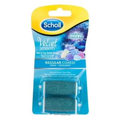 Scholl Velvet Smooth Regular Coarse rouleau de remplacement pour râpe électrique pieds