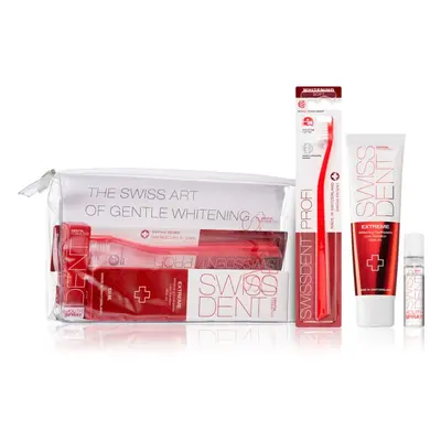 Swissdent Extreme Promo Kit Ensemble de soins dentaires pour un blanchiment délicat et une prote