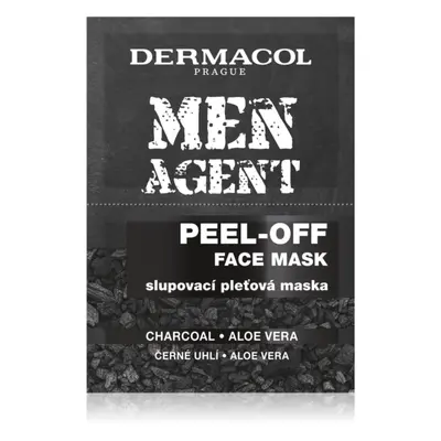 Dermacol Men Agent masque peel-off contre les points noirs au charbon actif pour homme