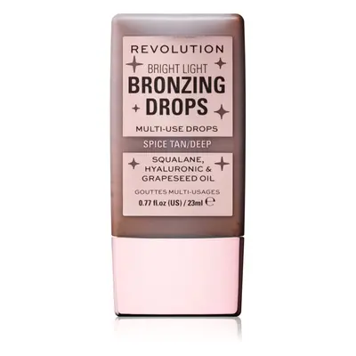 Makeup Revolution Bright Light Bronzing Drops bronzer liquide teinte Deep Bronze Spice