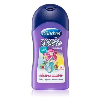 Bübchen Kids in 3 en : shampoing, après-shampoing et gel douche pour enfant